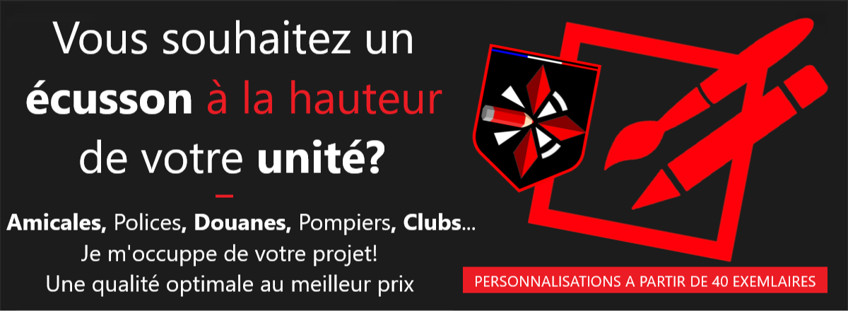 ecusson sur mesure personnalisé ecusson brodé perso police gendarmerie